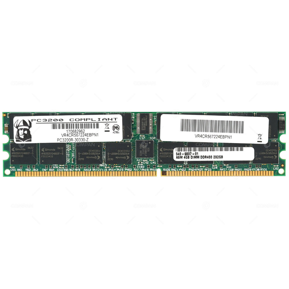 540-6837-01 SUN MEMORY 4GB PC 3200R DDR -